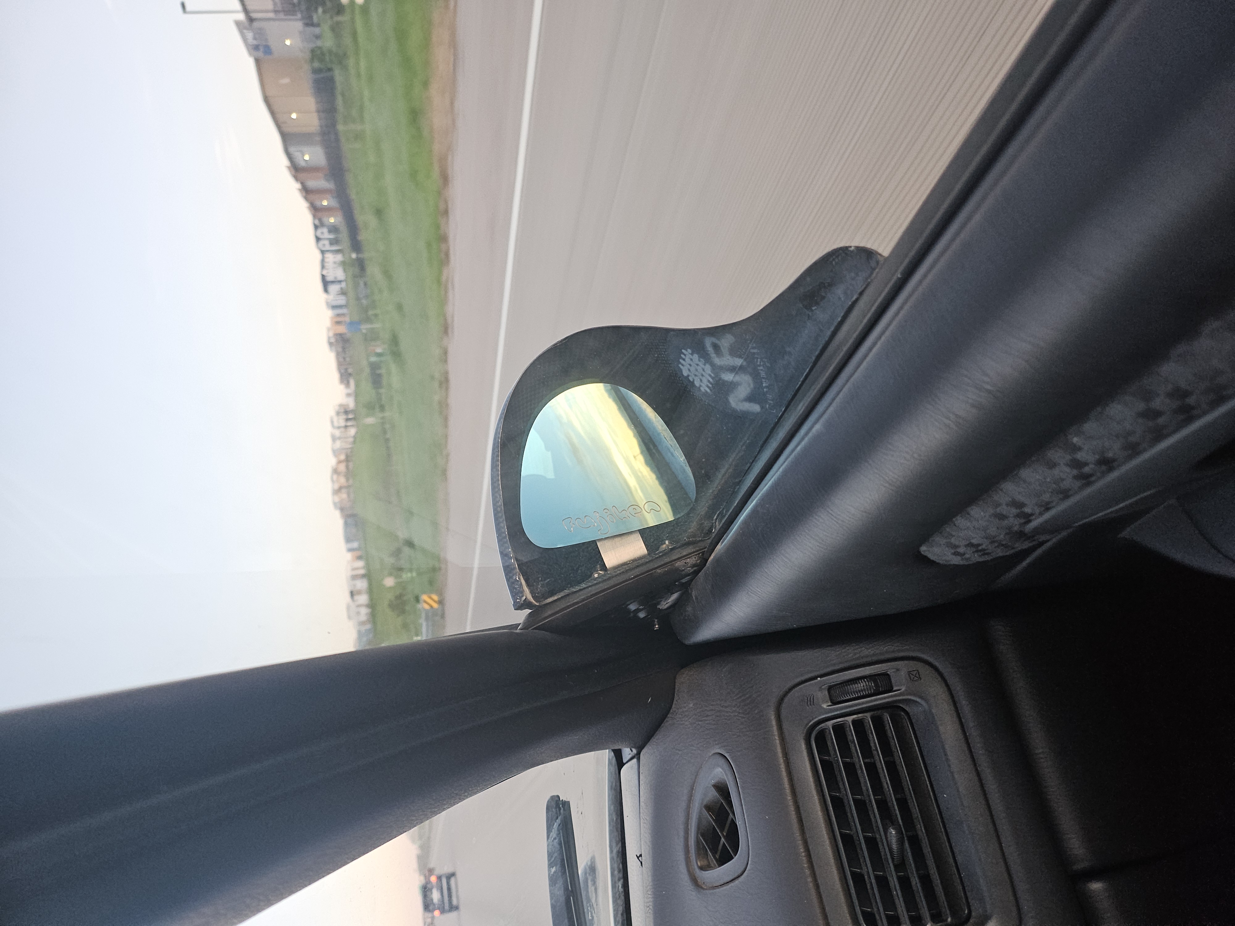 View from inside passenger's side